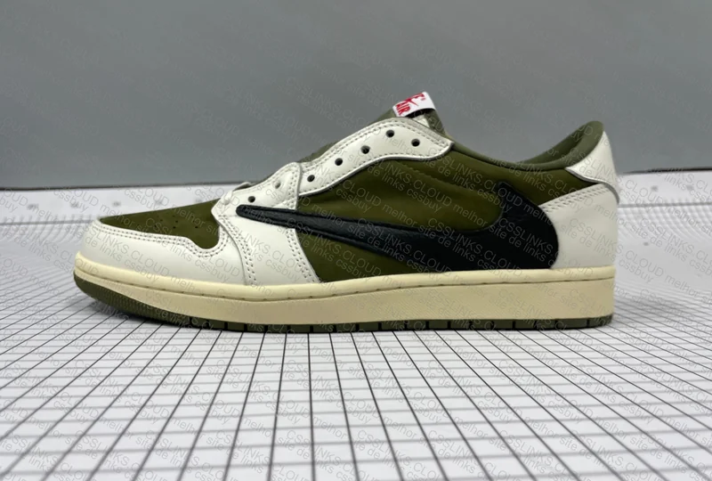 Jordan 1 Low Medium Olive 8