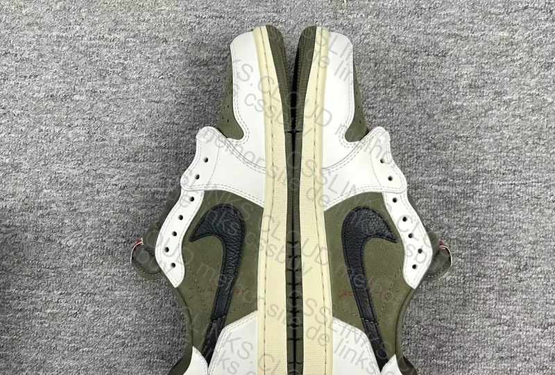 Jordan 1 Low Medium Olive 3