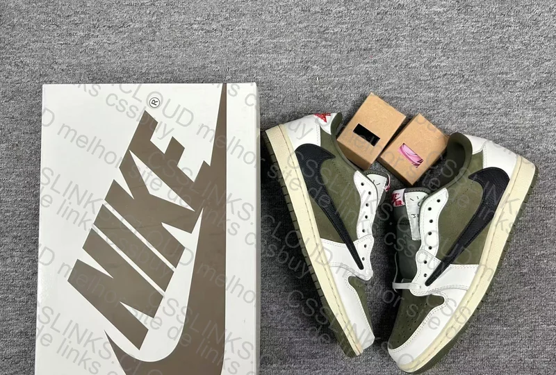 Jordan 1 Low Medium Olive 4