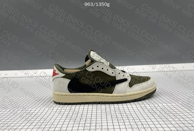 Jordan 1 Low OG SP Travis Scott Medium Olive JMDY 2