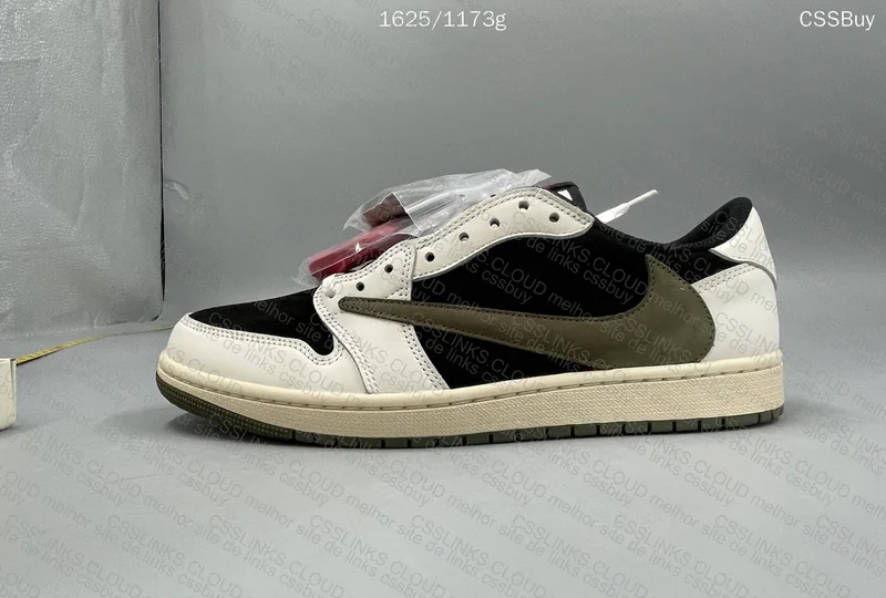 Jordan 1 Low OG Travis Scott Olive 6