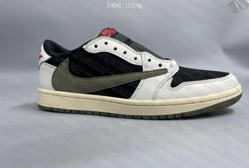 Jordan 1 low - Olive Travis 4