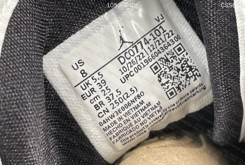 Jordan 1 Low Panda (DT) 37.5 - OVO 5