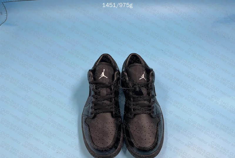 Jordan 1 Low Patent Elephant Black DT (OVO)