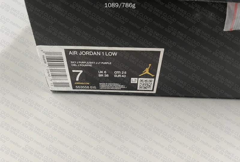 jordan 1 low Purple 7