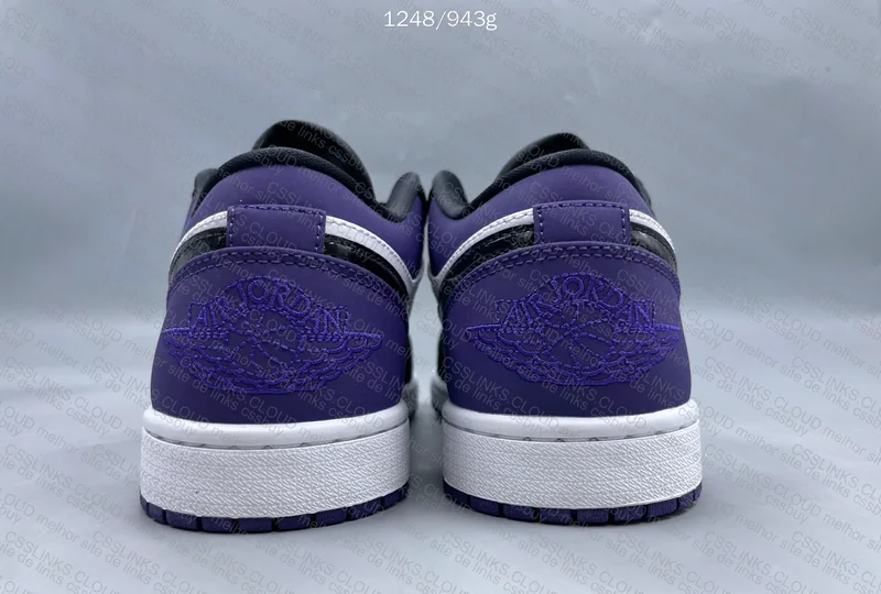 Jordan 1 low purple 3