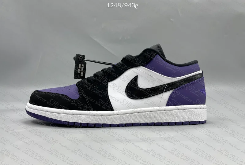 Jordan 1 low purple 5