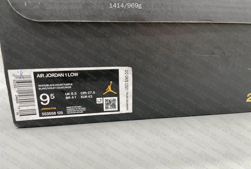 JORDAN 1 LOW PURPLE 6