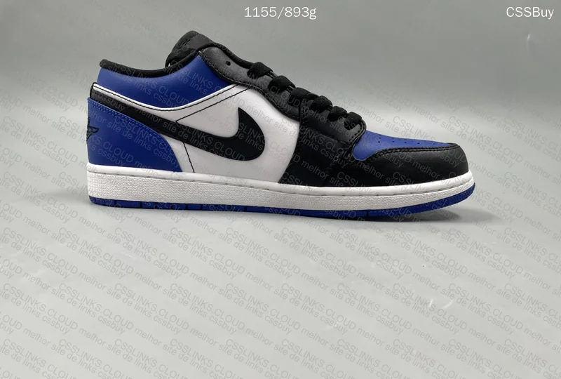 Jordan 1 low royal toe 8