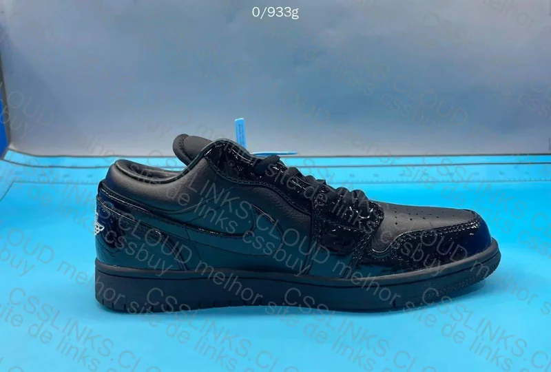 Jordan 1 Low SE Black Croc 10