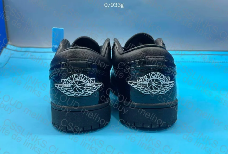 Jordan 1 Low SE Black Croc 6