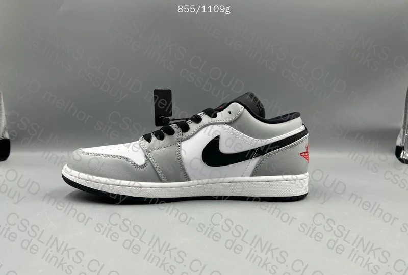 JORDAN 1 LOW SMOKE GREY DT 190Y 2
