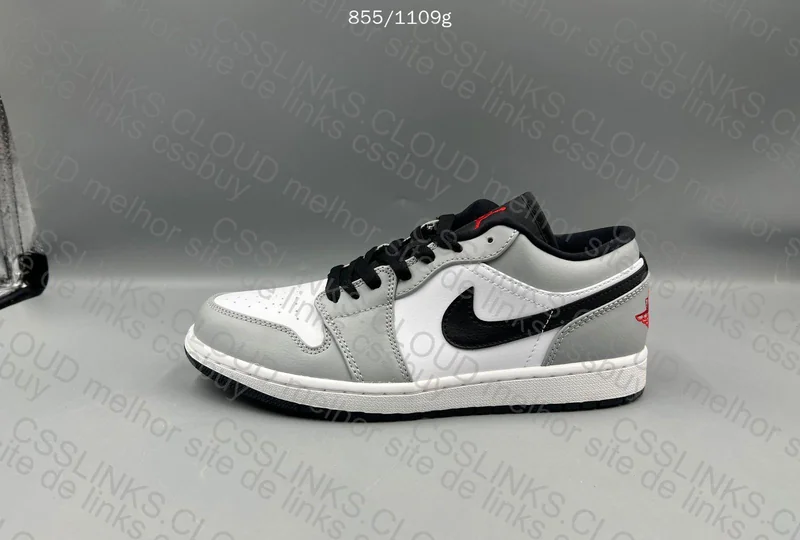 JORDAN 1 LOW SMOKE GREY DT 190Y 5