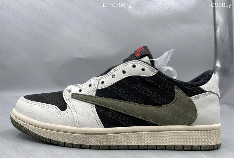 Jordan 1 low Travis Olive 2