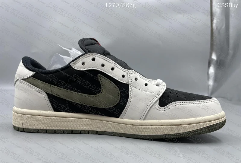 Jordan 1 low Travis Olive 3