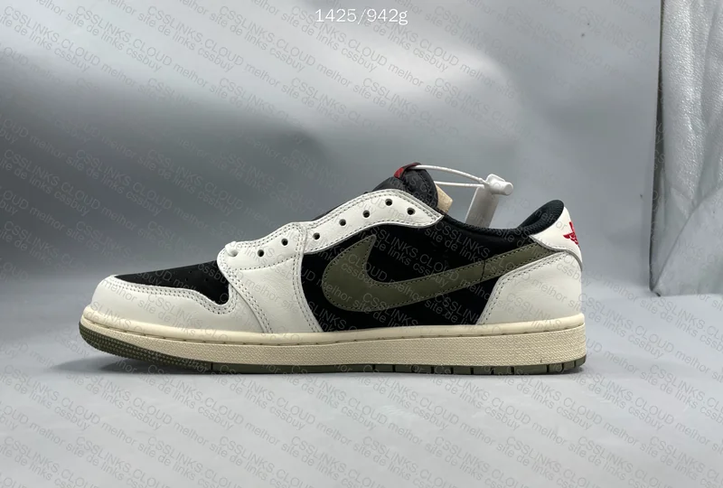 Jordan 1 Low Travis Olive 2