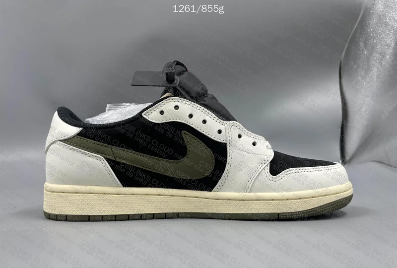 Jordan 1 low Travis Olive 4
