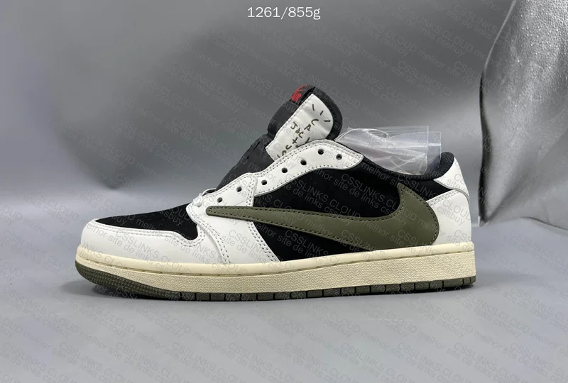 Jordan 1 low Travis Olive 5