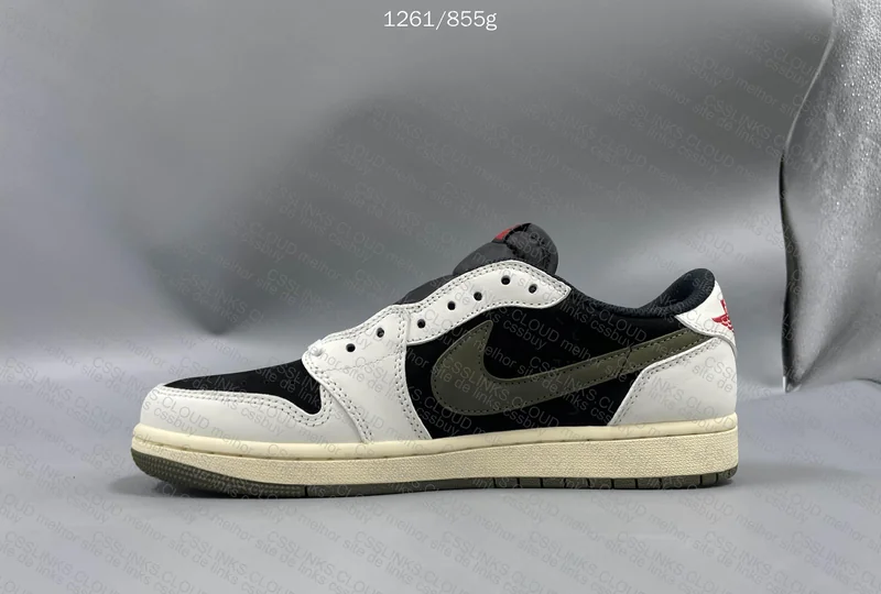 Jordan 1 low Travis Olive 6