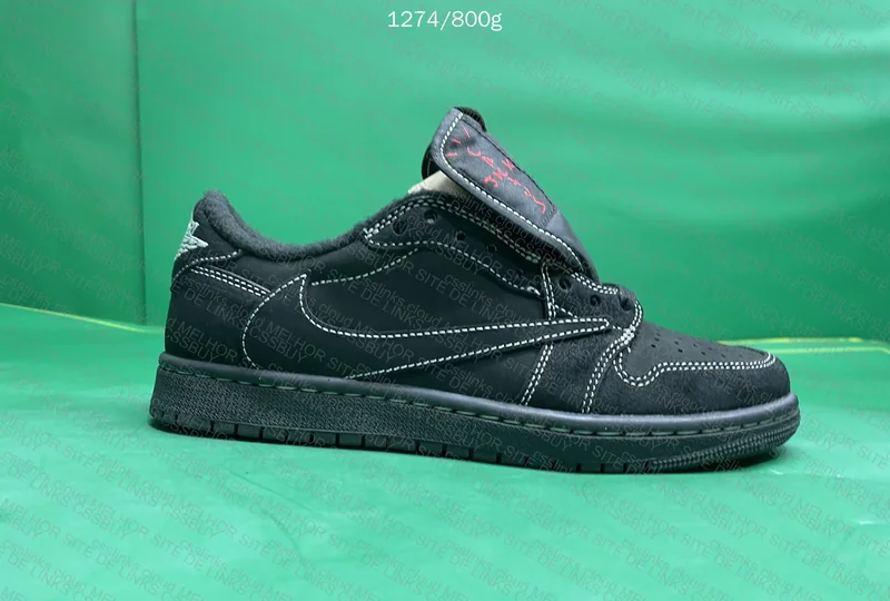 Jordan 1 Low Travis Scott Black Phantom 4