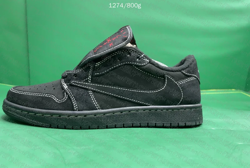 Jordan 1 Low Travis Scott Black Phantom 7