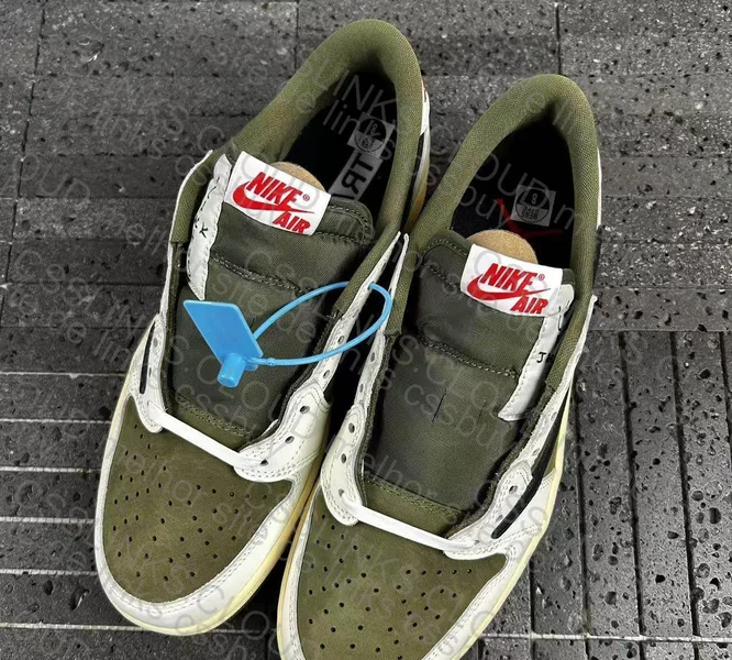 Jordan 1 Low Travis Scott Medium Olive