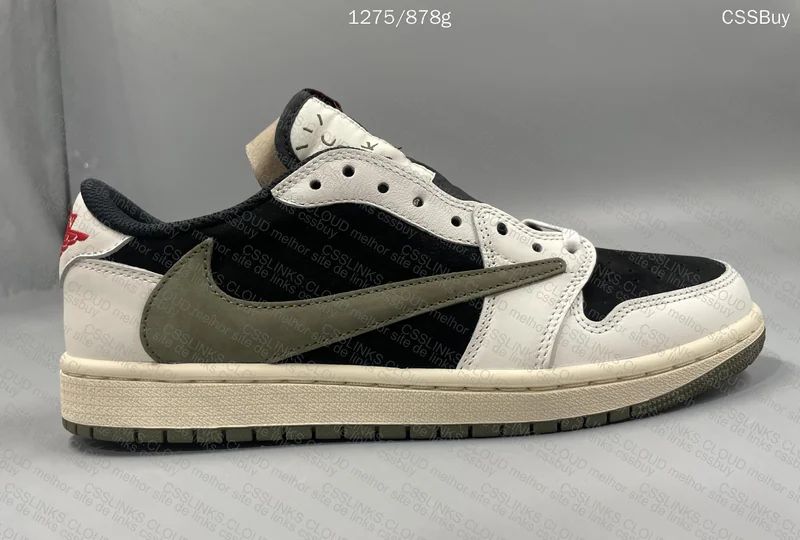 Jordan 1 Low Travis Scott Olive 5