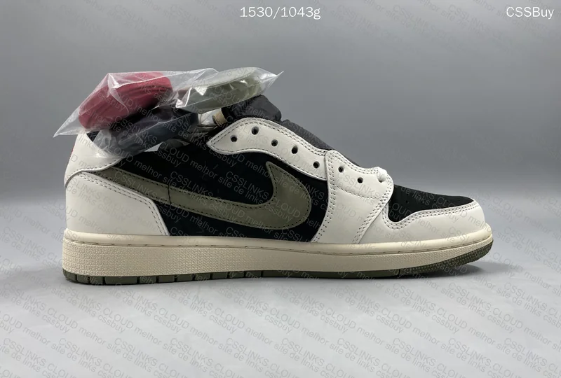 Jordan 1 low Travis Scott olive 5