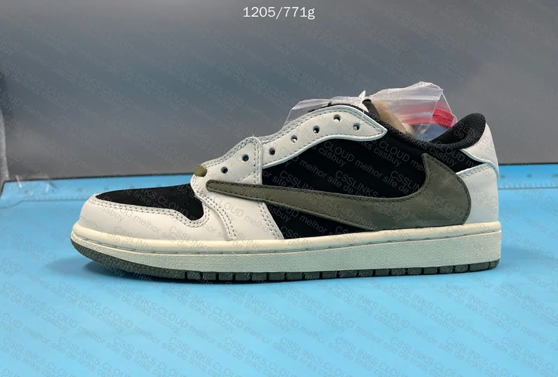 Jordan 1 low Travis Scott “Olive” 4