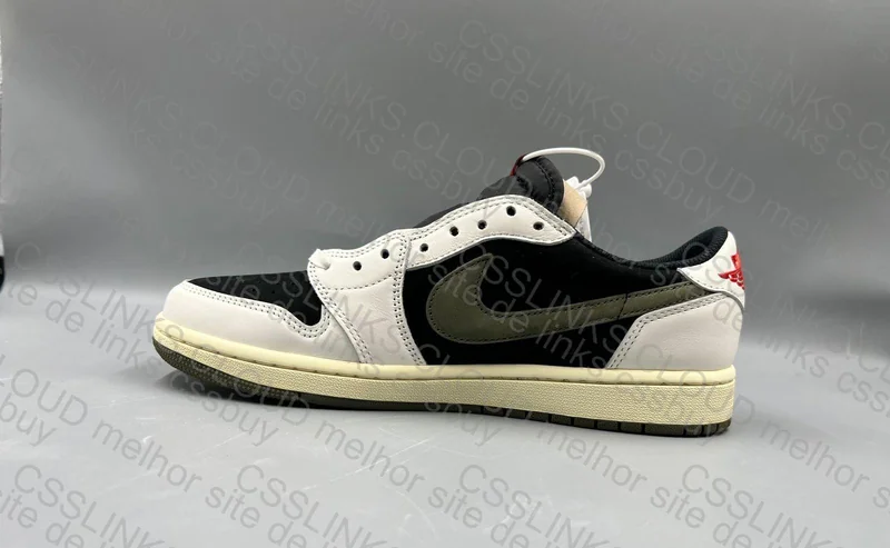 Jordan 1 Low Travis Scott Olive - FK 330y
