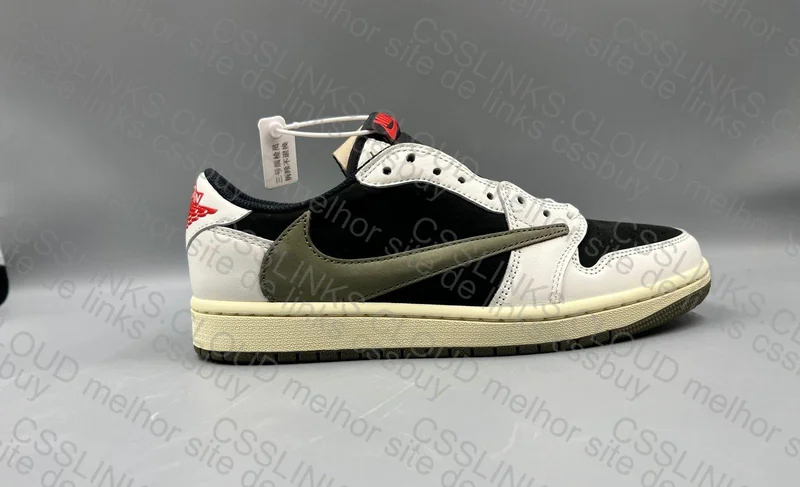 Jordan 1 Low Travis Scott Olive - FK 330y 7