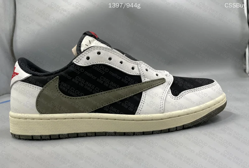 Jordan 1 Low Travis Scott Olive PK Batch 5