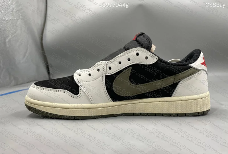 Jordan 1 Low Travis Scott Olive PK Batch 7