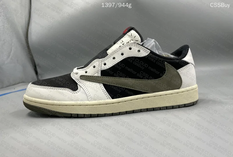 Jordan 1 Low Travis Scott Olive PK Batch 9