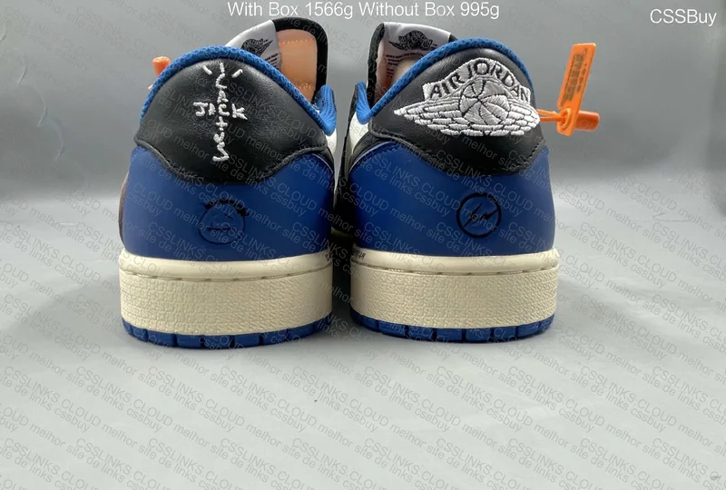 Jordan 1 low Travis Scott X Fragment 3