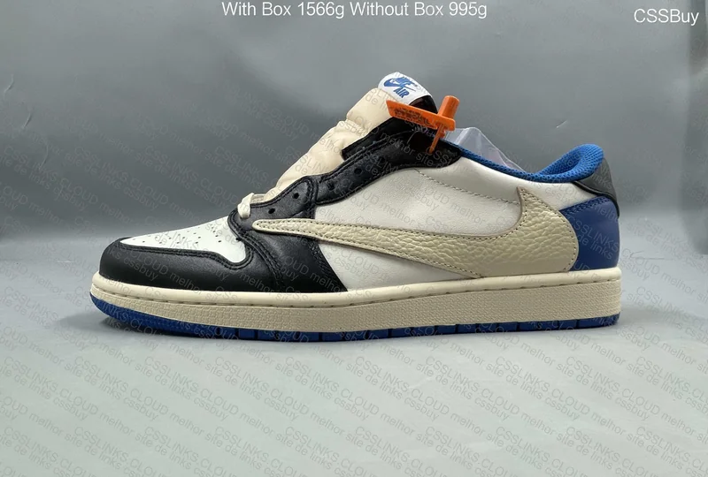 Jordan 1 low Travis Scott X Fragment 5