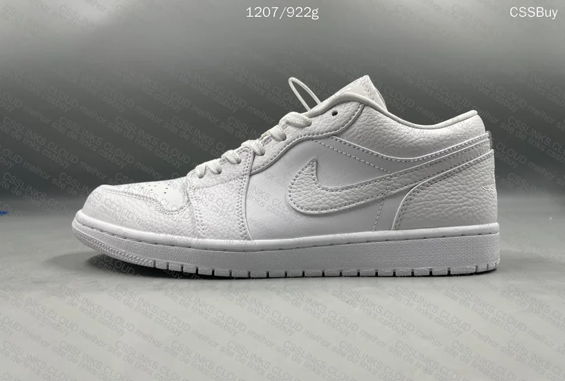 Jordan 1 Low Triple White 3