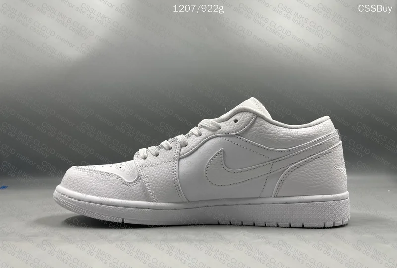 Jordan 1 Low Triple White 5