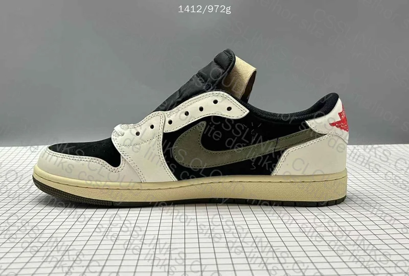 Jordan 1 Low TS Olive 4