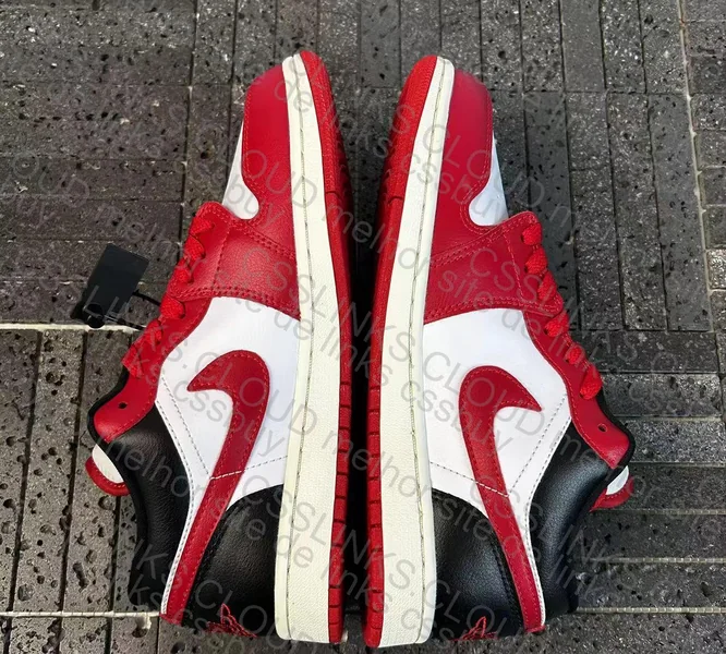 Jordan 1 Low White Gym Red - 190y - DT Batch 3