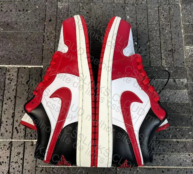 Jordan 1 Low White Gym Red - 190y - DT Batch 4