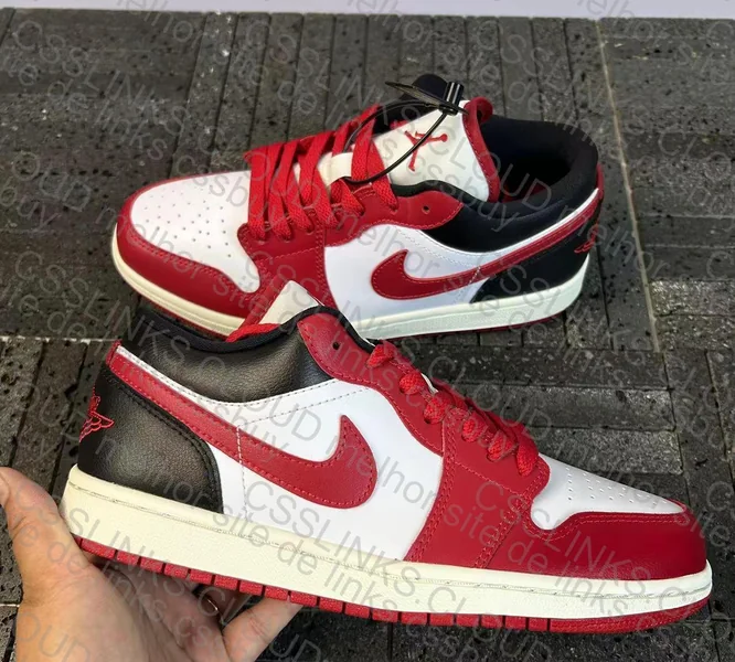 Jordan 1 Low White Gym Red - 190y - DT Batch 5