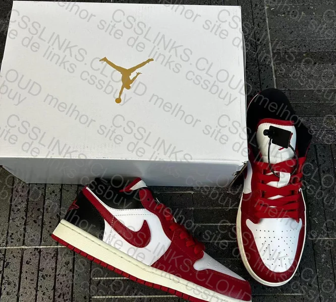 Jordan 1 Low White Gym Red - 190y - DT Batch 7