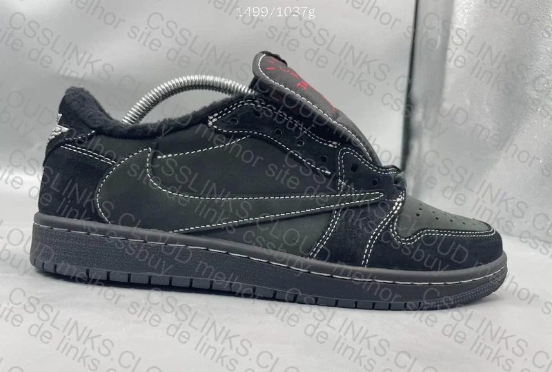 Jordan 1 low x Travis black phantom 6