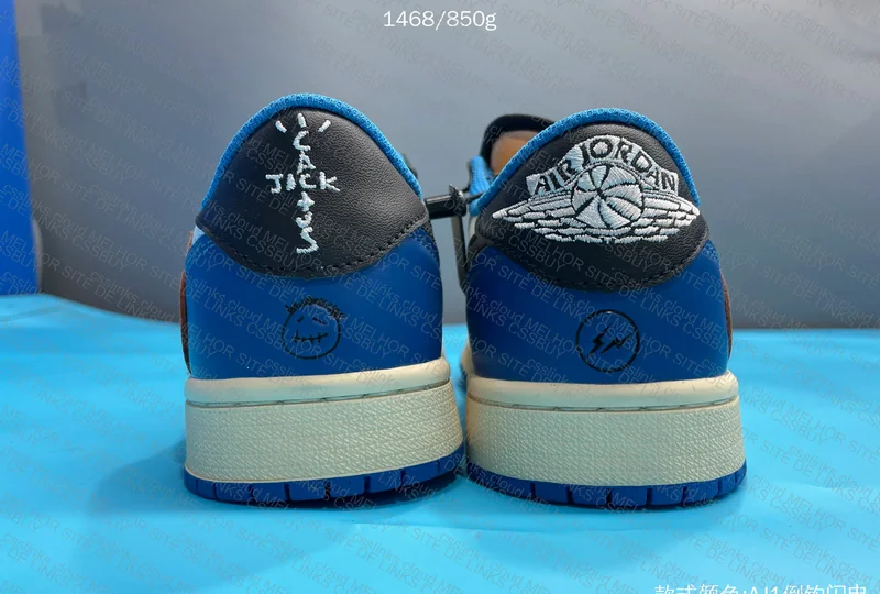 Jordan 1 low x travis x fragment 2