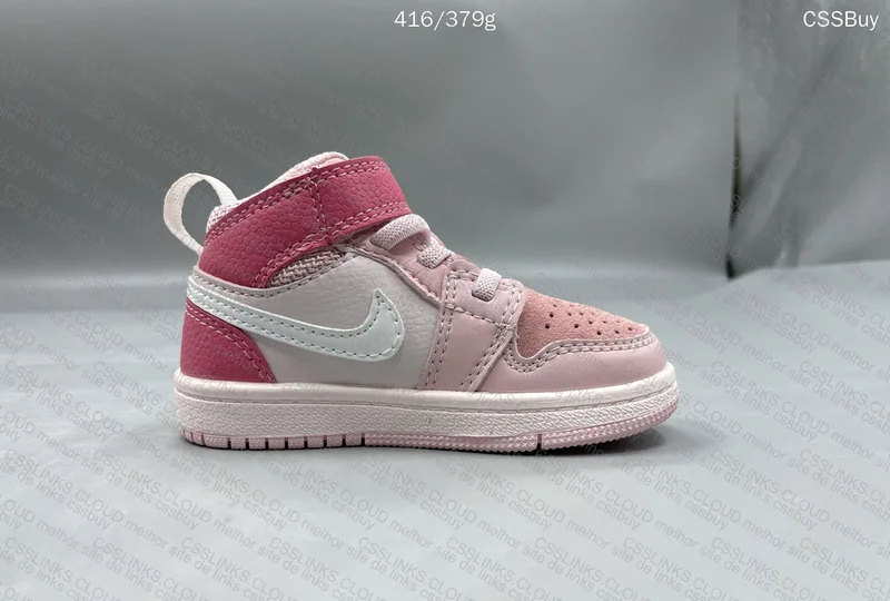 Jordan 1 Mid Digital Pink Kids 5