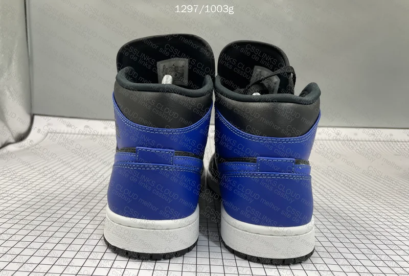 jordan 1 mid - Royale blue 2