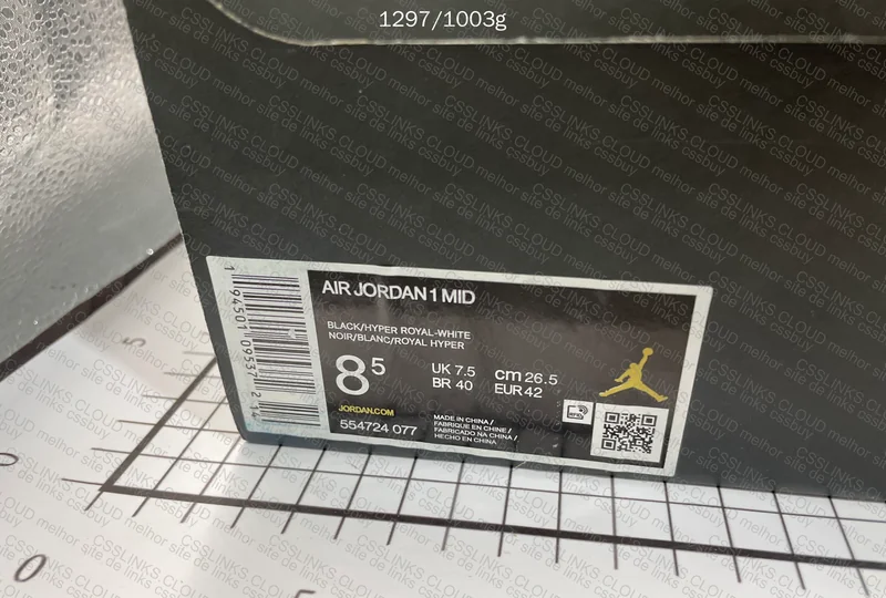 jordan 1 mid - Royale blue 6