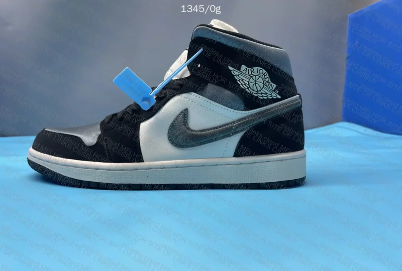 Jordan 1 Mid Satin Grey (OVO)
