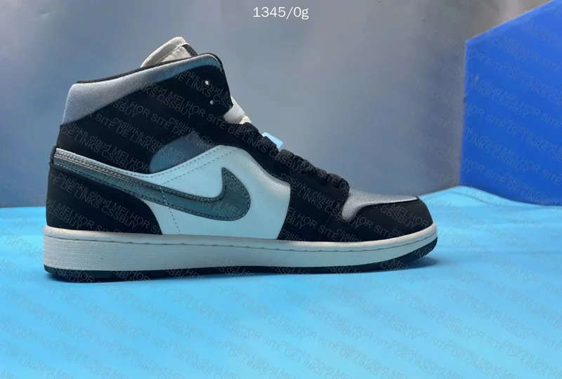 Jordan 1 Mid Satin Grey (OVO) 2